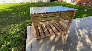 DIY  Building a Firewood Shed [upl. by Ayian]