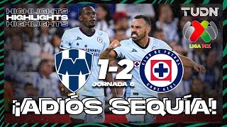 Resumen y goles  Monterrey 12 Cruz Azul  Highlights  AP2023J6  Liga Mx  TUDN [upl. by Lindeberg]