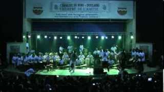 Harouna Dembele amp Les Parisi and Pepi Kramer amp 80 batteurs  Live 20140103 [upl. by Dnomaid]