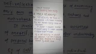 What is Self  reflexivity  CLASS 12 Sociology Ch1 Introducing INDIAN Society [upl. by Mulvihill516]