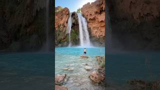 Havasupai Day 3  Havasu Falls Fifty foot falls and Navajo Falls [upl. by Pytlik]