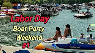 Labor Day Boat Party Weekend 2024 Lake Havasu 1 laborday boats lakehavasu laborday2024 boat [upl. by Anilorac756]