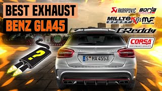 MercedesBenz GLA45 Exhaust Sound🔥ArmytrixAkrapovicCapristoCobra SportiPeTneerFi Exhaust [upl. by Jezabella621]