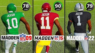 Getting a 50 Yard Touchdown With DeSean Jackson In EVERY Madden [upl. by Neural]