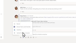 How to upload and share files in Microsoft Teams [upl. by Anivlac]