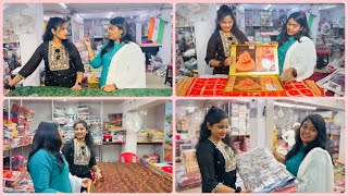 Found Saree for all generation🥻Ajmera Fashion🛍️SPURTHI VLOGS [upl. by Sabah]