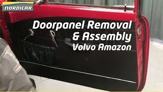 Door Panel Removal amp Assembly  Volvo Amazon [upl. by Isac663]