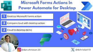 Microsoft Forms Actions In Power Automate Desktop Flow [upl. by Flanigan]