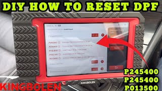 DIY How To Reset DPF Warning ⚠️ Engine Warning Using Latest Kingbolen K7 P245400 P245400 P013500 [upl. by Crissy]