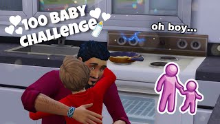 THE BABY DADDY CLUB  100 Baby Challenge Ep 12 The Sims 4 [upl. by Ahseia175]