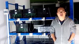 LIGHTNINGASIC 1THS Bitcoin miner Running in farm [upl. by Davilman456]