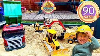 Funny Toddler Moments Learning Construction with Bruder Toys The Best Funny Bruder Moments [upl. by Iuqcaj599]