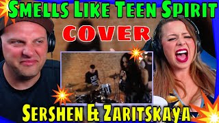 reaction to Nirvana  Smells Like Teen Spirit cover by SershenampZaritskaya feat Kim and Shturmak [upl. by Hairabez]