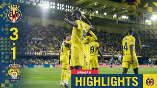 HIGHLIGHTS  VILLARREAL 31 LAS PALMAS  LALIGA EA SPORTS [upl. by Elladine]