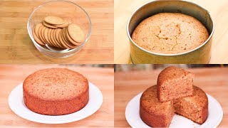 MARIE BISCUITS CAKE IN COOKER I EGGLESS amp WITHOUT OVEN [upl. by Traggat]