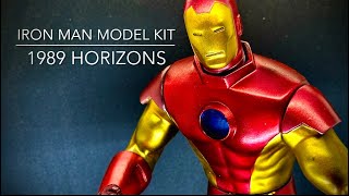 Iron Man Horizon Model Kit Build and Review 1989 ironman marvel marvelcomics modelkit horizon [upl. by Airahcaz]