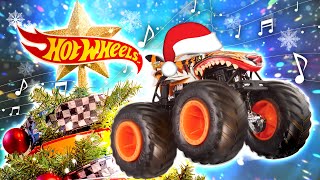 Offizielles MUSIK VIDEO 🎶 FRÖHLICHE WEIHNACHTEN MIT HOT WHEELS 🎄🎅 HotWheelsDeutschland [upl. by Walli]