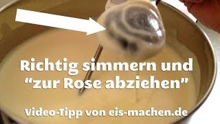 Richtig quotzur Rose abziehenquot und simmern [upl. by Mckeon]