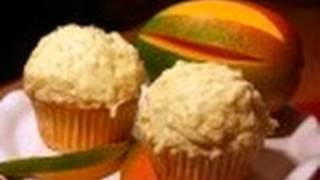 Mango Coconut Cupcakes Part 1 Cupcake Show 27 [upl. by Maier707]