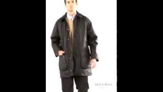 Mens Barbour Border Waxed Jacket [upl. by Nnael]