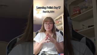 Learning Polish Day 18 studyvlog language languagelearning polishlesson [upl. by Ingrid]