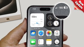 iPhone 15ProMax How to Enable 5G on iPhone [upl. by Amir780]