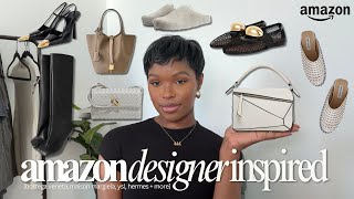 AMAZON DESIGNER INSPIRED FINDS PART 1  BOTTEGA VENETA YSL HERMES ALAIA POLENE  NYGIA LAUREN [upl. by Kacy]