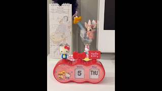 Hello Kitty Calendar sanrio aesthetic cute kawaii hellokitty calendar unboxing red decor [upl. by Dalt596]