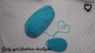 Mitaine de bébé au crochet facile sans pouce  Easy crochet baby mittens [upl. by Narf]