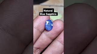 Natural Blue Sapphire gemstone sapphire permata [upl. by Soble]