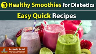 Smoothie for Diabetics Low Carb Smoothie Recipe by Dr Sania [upl. by Reinhard]