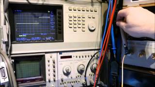 Oscilloscope rise time measurement [upl. by Ileyan]