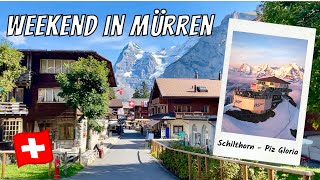 WEEKEND IN MÜRREN Top 10 things to do in Murren – Schilthorn Piz Gloria Thrill Walk amp More [upl. by Juback345]