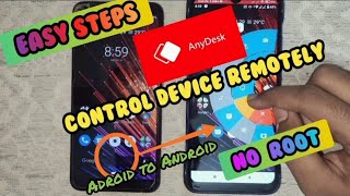 Control Android device Remotely with AnydeskControl Android device with another Android device [upl. by Lucas]