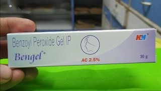 Bengel AC 25 Gel Benzoyl peroxide gel ip Bengel AC 25 gel uses side effects and benefits review [upl. by Aneras578]