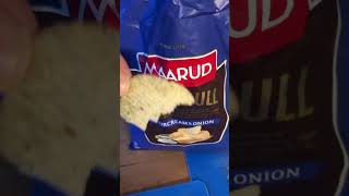 Maarud Potetgull asmr shortvideo snacks food [upl. by Ynaittirb]