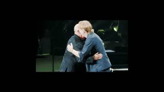 Billy Joel Trey Anastasio Hug MSG 6824 shorts [upl. by Puff659]