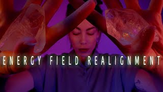 Etheric amp Auric Field Clearing amp Realignment  Reiki ASMR  Crystal Healing  Cord Cutting  Anoint [upl. by Avlasor986]