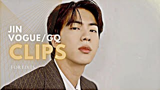 Seokjin for VogueGQ Clips for edits HD [upl. by Nakasuji]