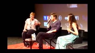 Paul Wesley amp Torrey Devitto funny moments   Part 2 [upl. by Zurn]