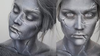 TIMELAPSE TRANSFORMATION Statue Makeup [upl. by Kellby313]