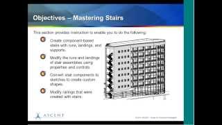 Mastering Component Stairs in Autodesk Revit Architecture ASCENT Webcast Learning Series [upl. by Picardi]