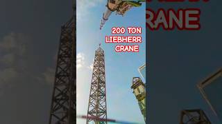 200 ton liebherr crane working youtube ytshorts youtubeshorts [upl. by Nolyad947]