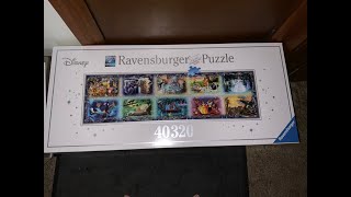 Ravensburger Disney Moments 40320 Piece Puzzle Unboxing [upl. by Charity]