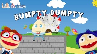 HUMPTY DUMPTY sat on a wall nursery rhyme with lyrics  nursery rhymes songs with lyrics [upl. by Rosabella]