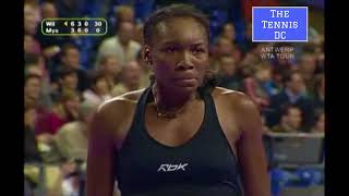 Venus Williams v Anastasia Myskina  2005 Antwerp SF Highlights [upl. by Ojibbob]