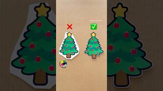 Perfect Christmas Tree Cut 🎄⭐ chanafavors shorts diy artandcraft papercuting [upl. by Wolfgang235]