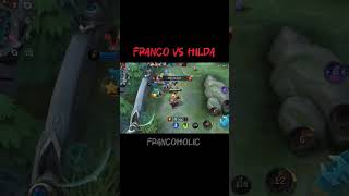 Franco vs Hilda mobilelegends shortvideo mlbb [upl. by Drofwarc]