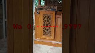 Mimbar Masjid Custom hudafurniture797 shortvideos viralvideos [upl. by Osnofedli]