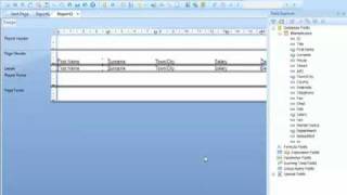 Crystal Reports 2008 Tutorial  Removing Fields from Report [upl. by Oicangi]